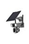 Solar Powered Outdoor Camera PP069 with 360° Dual Lens 4G/Wifi 10X Zoom 2Mp+2Mp