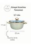 Enamel Frying Pan - Beige - 22cm - 4