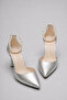 Women's Multi-Purpose Stiletto Heeled Shoes with Bow Ties and Ribbons, 5 Models, 8 cm Pointed Toe - 7