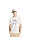 Tree Logo Lake House Graphic Tee Men's Beige Tshirt Tb0A5Mvrcm91