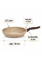 Creamy Granite Pan 32 cm - 3