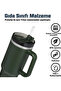 6-Piece Straws 40 oz 1.18L and 30 oz 0.89L Compatible Straw Thermos Mug Water Bottle Replacement Straw Can Be Cut - 6