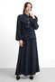 Molly Nelly Women's Ruffle Front Shirt Voile Skirt Set - 5