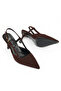 , Women's Heeled Shoes 1611060Z3600 Brown - 6