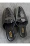 Men's Black Luxury Comfortable Lightweight Comfortable Guest House Bundle Dowry and Groom Slippers 101 - 5