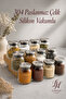 12-Pack 300ml Vacuum Glass Spice Jar with Metal Lid Stainless Steel -Labeled- 9*7cm - 3
