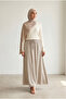 Elastic Waist Tansel Skirt - Lvr002