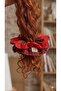 Betty Bands Red Lace Plaid Scrunchie Scrunchy – Voluminous Stylish Hair Tie for Daily and Special Use - 5