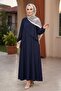Sarev Hijab Dress 1694 - Navy Blue