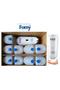 Antibacterial Foam Soap Cartridge 1000 Ml 9 Pieces + White Dispenser 1 Piece