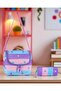 Girl's Primary School Orthopedic Heart 3-Piece Bag Set with 3 Compartments, Water Bottle Compartment, Foil-Lined Compartment and Pencil Holder - 6