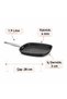 Black Line Granite Square Pan 28 cm - 3