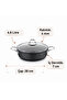 Black Line Granit Karnıyarık Pot 30 cm - 3