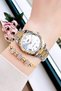 Premium Women's Watch Steel Band Japanese Mechanism Stylish Gift Wristwatch with Special Box Dkby2058C2 - 5
