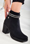D588 Women's Orthopedic Stone Detailed Bootie - 5