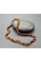 Sunset Natural Cut Drop Amber Adult Necklace - 3