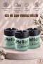 Hello Printed 3 Piece Glass Odorless Ashtray |   Smokeless |   Decorative Glass Ashtray with Anti-Wind Cover |   425 ml |   Green