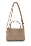 Gold Detail Fixed Strap Women's Crossbody Bag Siena Mink - 3