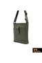 Unisex Green Genuine Leather Messenger Bag 792300721-1 - 3