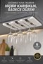 White 6-Piece Glass Rack Glass Holder Stainless Metal Cup and Glass Hanger – Kitchen and Bar Organizer - 2