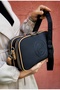 Women's Black Tan Adjustable Long Strap Shoulder and Crossbody Bag - 3
