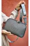Women's Gray Adjustable Long Strap Shoulder and Crossbody Bag - 2