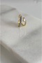 Tek taş kıkırdak küpe earcuff