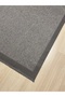 Elite Sisal Non-Slip Base Machine Washable Anthracite Color Kitchen Hallway Living Room Carpet - 8