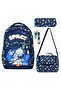Space Astronaut 2 Patterned Triple Boys' Primary School School Bag Set (Bag Thermal Lunch Bag Pencase) - 2