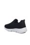 2480 Black White Knitwear Memory Foam Men's Sports Shoes - 3