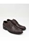2468 Dark Brown Genuine Leather Anatomical Casual Men's Shoes - 2