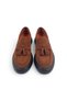 Men's Casual Loafer with Tassels Tan Suede 130825Bv1742 - 3
