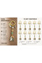 Manifest Ev Natural Stone 10 Pieces Wholesale Keychain/Bag Ornament