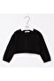 Girl's Knitwear Cropped Cardigan - 23080 - Navy Blue - 3