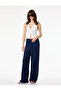 Bürümcük Fabric Wide-Legged Pants with Tie-Waist