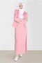 Hooded Zippered Two Skirt Tracksuit Set - 42848