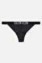 Women Snake Print Swimwear Bottom, Black - 2