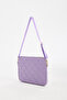 Laptop Bag Is MacBook Air Pro 13 Inch Quilted Leather Caprice Lila - 6