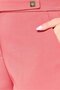 Women Regular Fit Plain Cropped Pants, Pink - 2