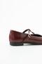 Fisher Burgundy Buckle Detailed Women's Shoes - 5