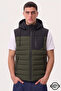 New season comfortable fit detachable hooded stand collar water and cold resistant puffer vest jacket - 4