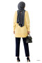 Yellow Crew Neck Oversized Knitwear Tunic - 5