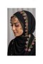 Needlepoint Black Color Plum Blossom Model Prayer Cloth