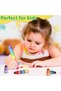 12 Colors Stackable Chunky Crayons for Kids & Grown-up,Art Supplies for Coloring Drawing - 6