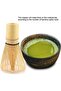 Matcha Green Tea Whisk Chasen, Traditional Bamboo Powder Brush Tool with Scoops - 3