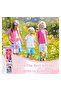Pink Princess Bubble Wand Toy for Girls, Automatic Bubble Machine with Lights - 3