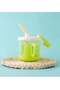 300ml/10oz Toddler Sippy Cup,Leakproof Spill-Proof with Straw Lid,Easy-Grip Handles,Green