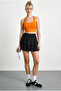 Women's Orange Sports Crop Tank Top 60251252 - 2