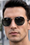 Polarized - Uv400 Protection Gold Green Color Original Men's Sunglasses 53 Ekartman Dkg6297C2
