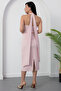 Halter Neckline Rose Beaded Dress Bal170 - 7